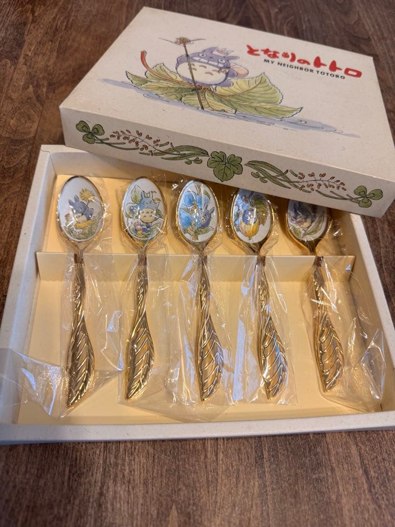 未使用 となりのトトロ スプーン5本セット ゴールド スプーンセット となりのトトロ｜トレファクONLINE