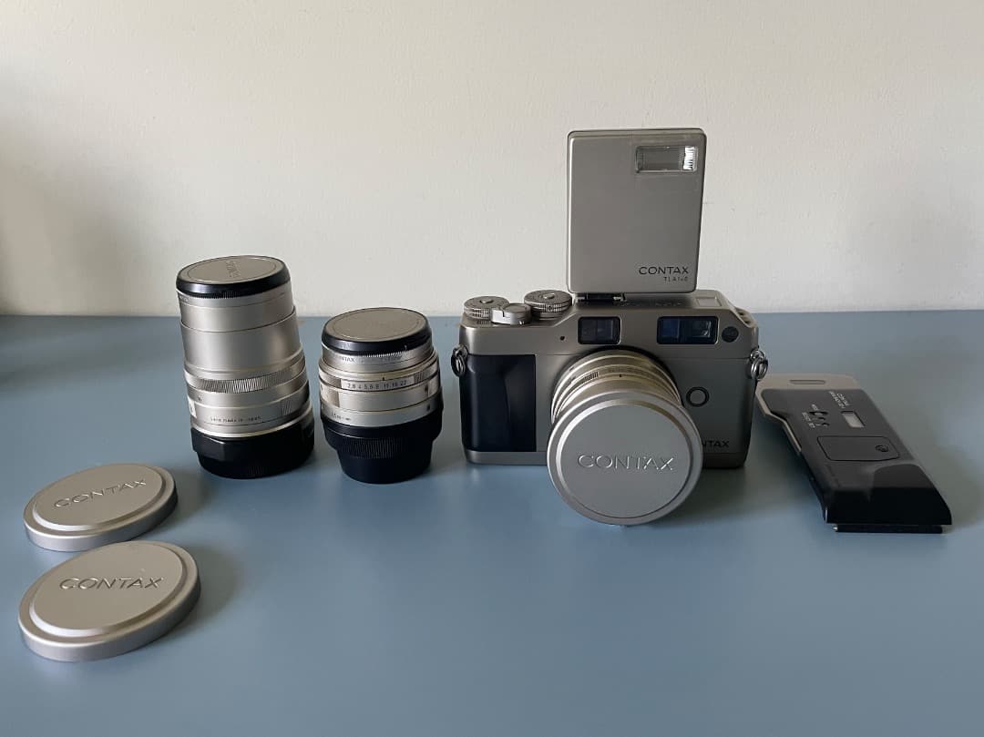 ゆ*け様 CONTAX G1 フィルムカメラ　名品Gレンズ３本　SET ゆ*け様 CONTAX G1 フィルムカメラ 名品Gレンズ3本 SET - メルカリ