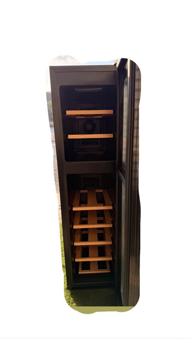 ワインセラー 18本収納 BizLife BWC-018P 木製棚 着払い - メルカリ