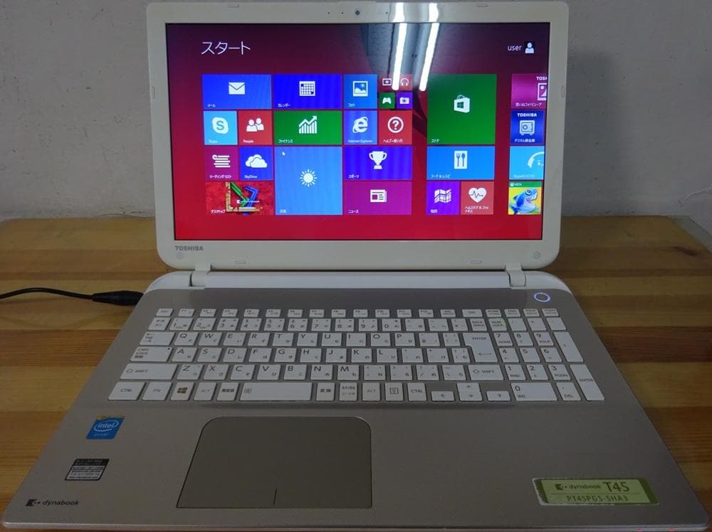 東芝ノートパソコン dynabook T45/PGS/中古美品 中古良品 最新Windows11+office 東芝dynabook T45/GB Celeron/メモリ
