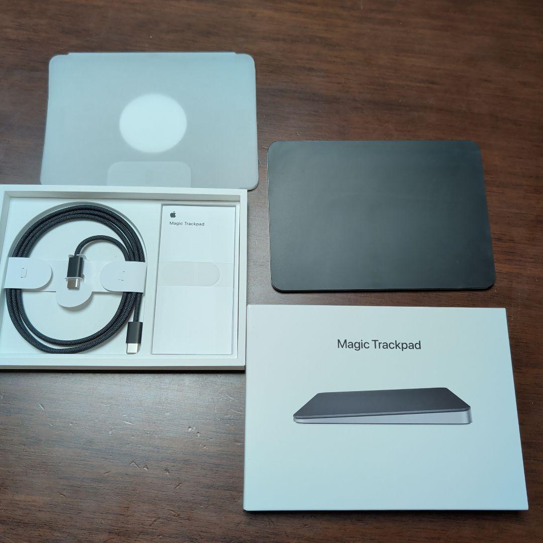 【美品】Magic Trackpad USB-C ブラック 付属品完備使用1か月 Magic Trackpad (USB‑C) - Black Multi-Touch Surface - Apple