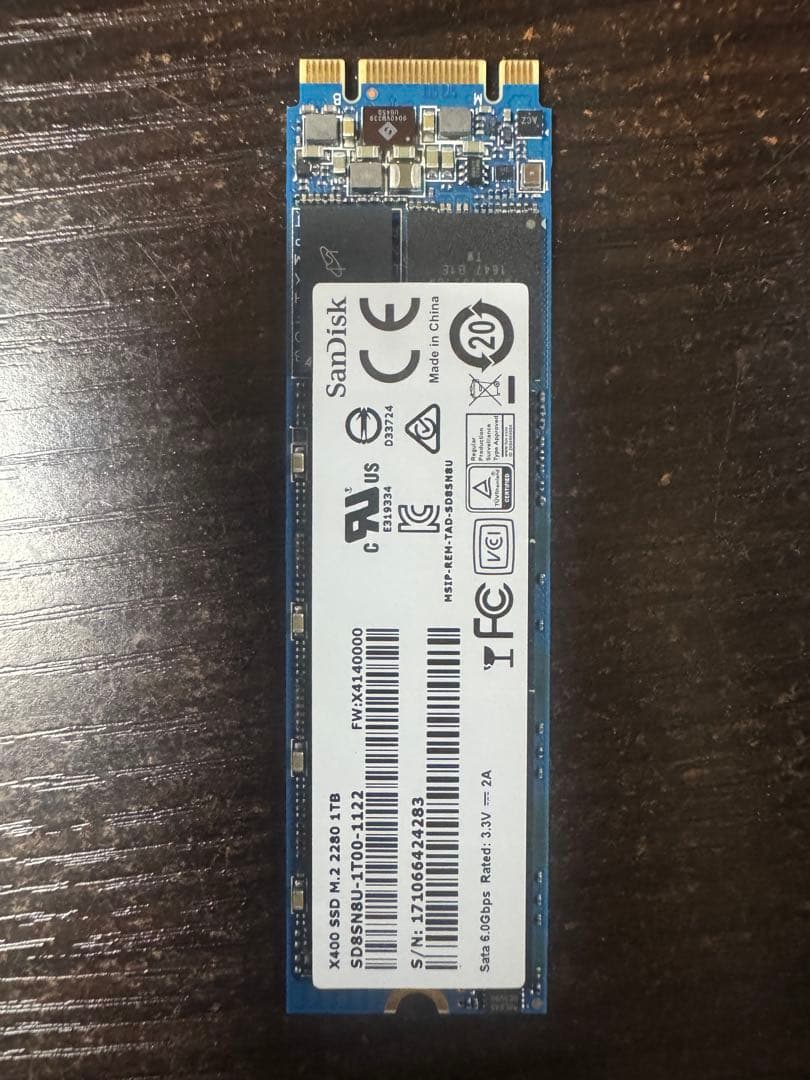 SanDisk X400 1TB 内蔵型SSD M.2 2280 SanDisk X400 1TB 内蔵型SSD M.2 2280 - メルカリ