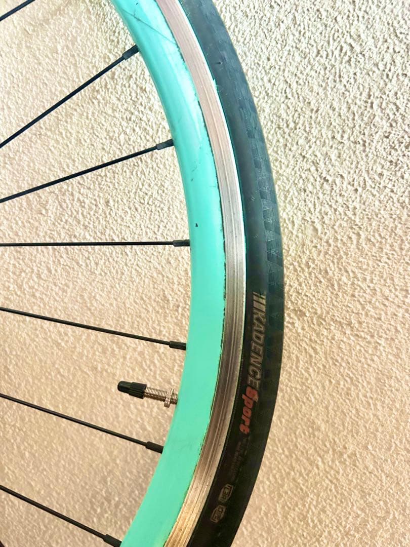 ビアンキ【Bianchi純正】クリンチャーホイール＆タイヤ後輪☆珍しい