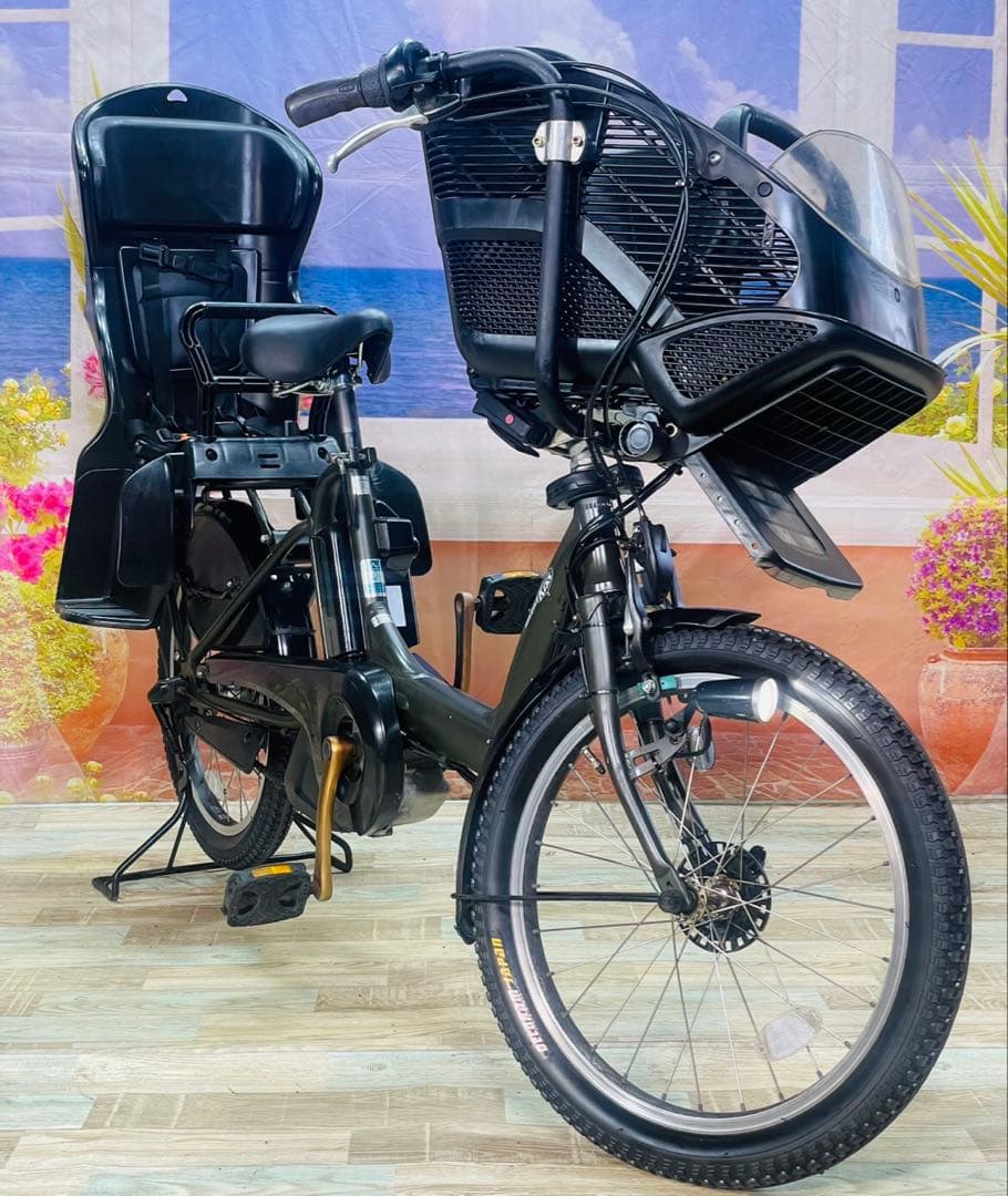 ヤマハパスキス⭐️人気モデル！子供乗せ電動アシスト自転車Y3421
