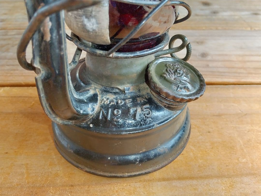 FEUERHAND 75 ATOM STK ランタン 純正赤ホヤ 当時物 WWⅡ - メルカリ