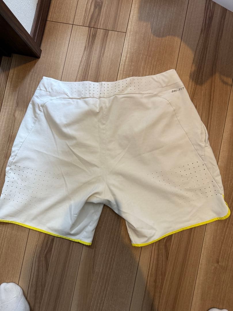 Nike ホワイトショートパンツ フェデラー ナダル サイズM Nike