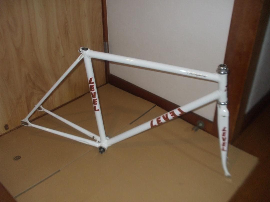 LEVEL ピストフレーム 2020年製造 クロモリ フレーム njs 競輪 - メルカリ