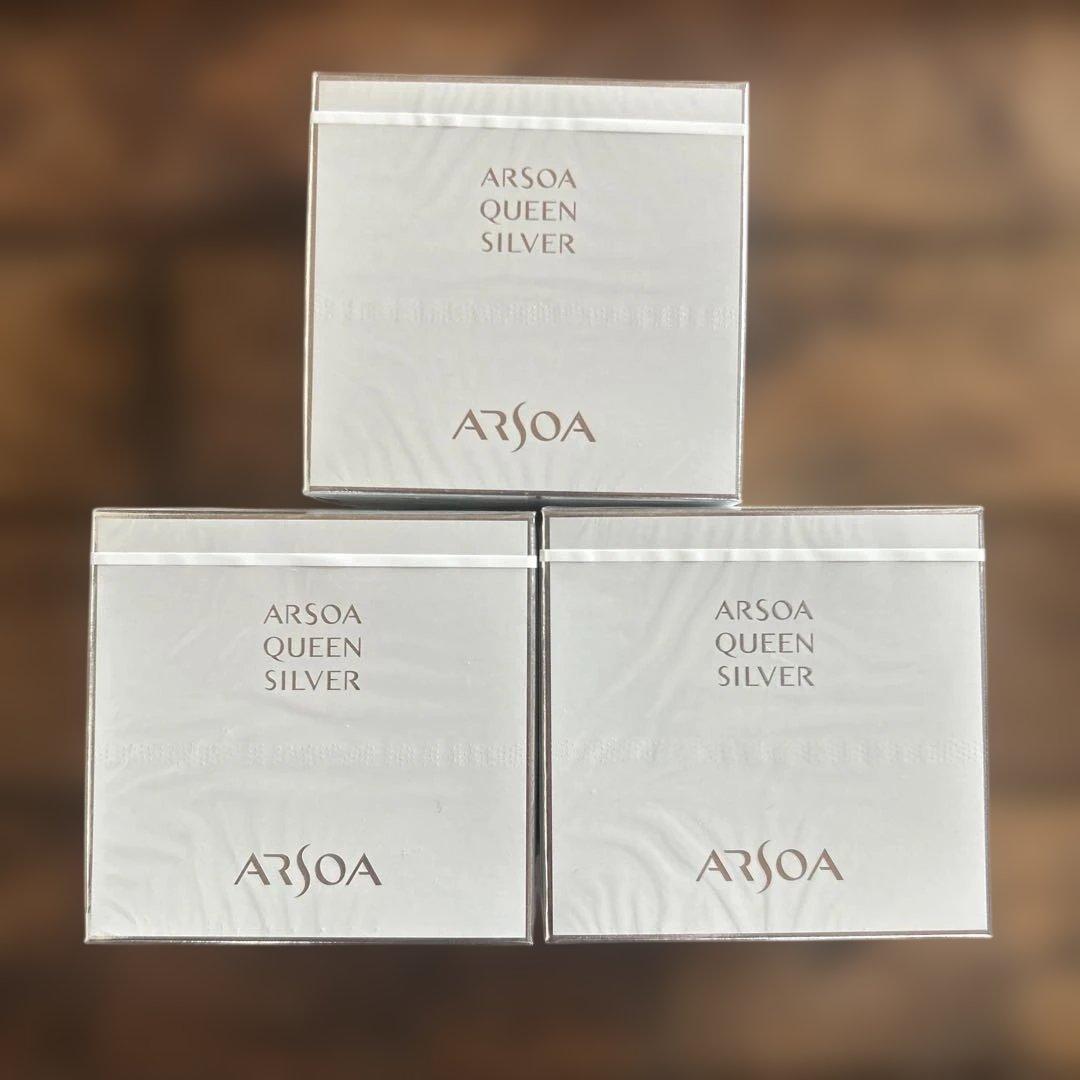 ARSOA クイーンシルバー 135g 洗顔料3個セット - メルカリ