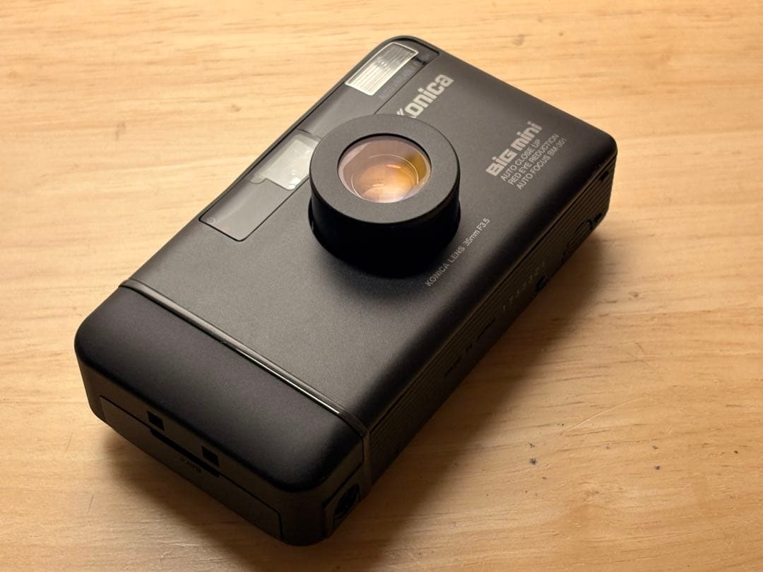 美品】Konica BIG mini BM-301 コンパクトカメラ ブラック - メルカリ