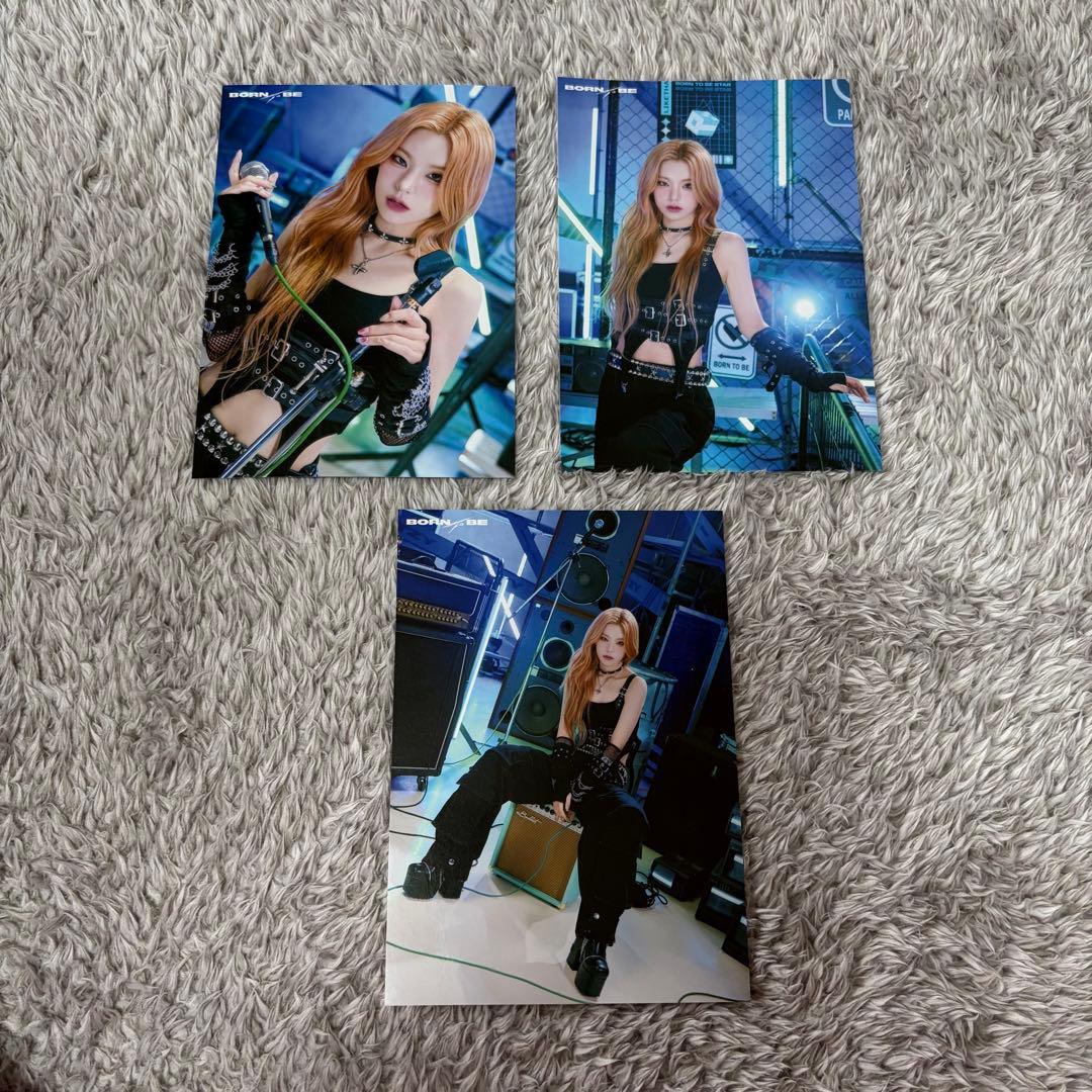 itzy born to be ラントレ トレカ 3枚セット イェジ - メルカリ