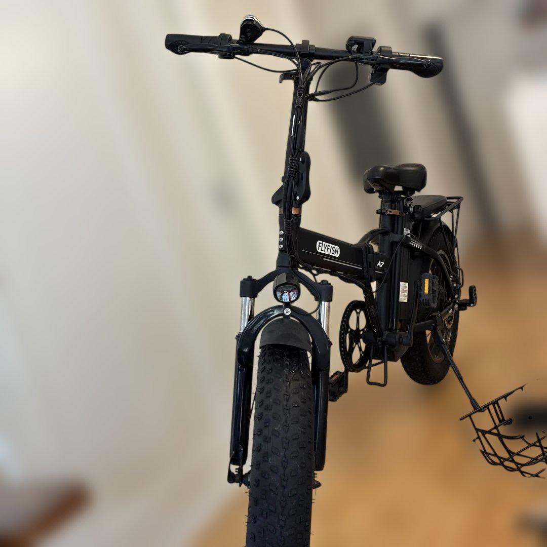 FLYFISH A7 電動アシスト自転車 ブラック 48V 13Ah - メルカリ