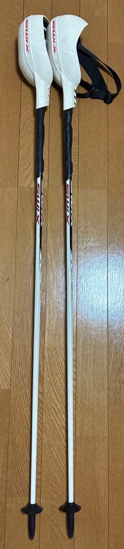 SWIX カーボン SLストック 115cm ガード付き SWIX（スウィックス） 【5日限定！全品P10倍！】SWIX ジュニア スキー