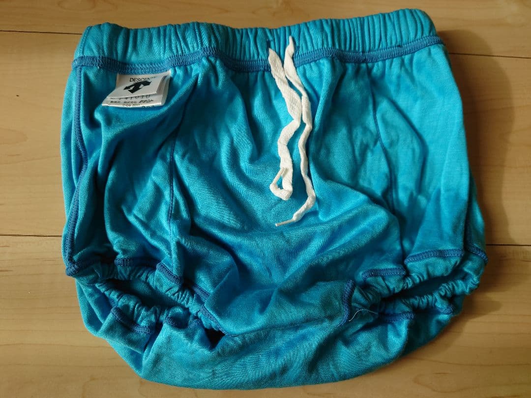 タグ無し未使用 デサント バレー ブルマ 水色 オーダーメイド品 レア