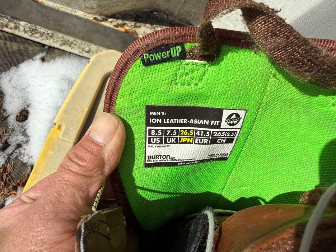 BURTON ION 26.5cm アジアンフィット　レッドウイングレザー