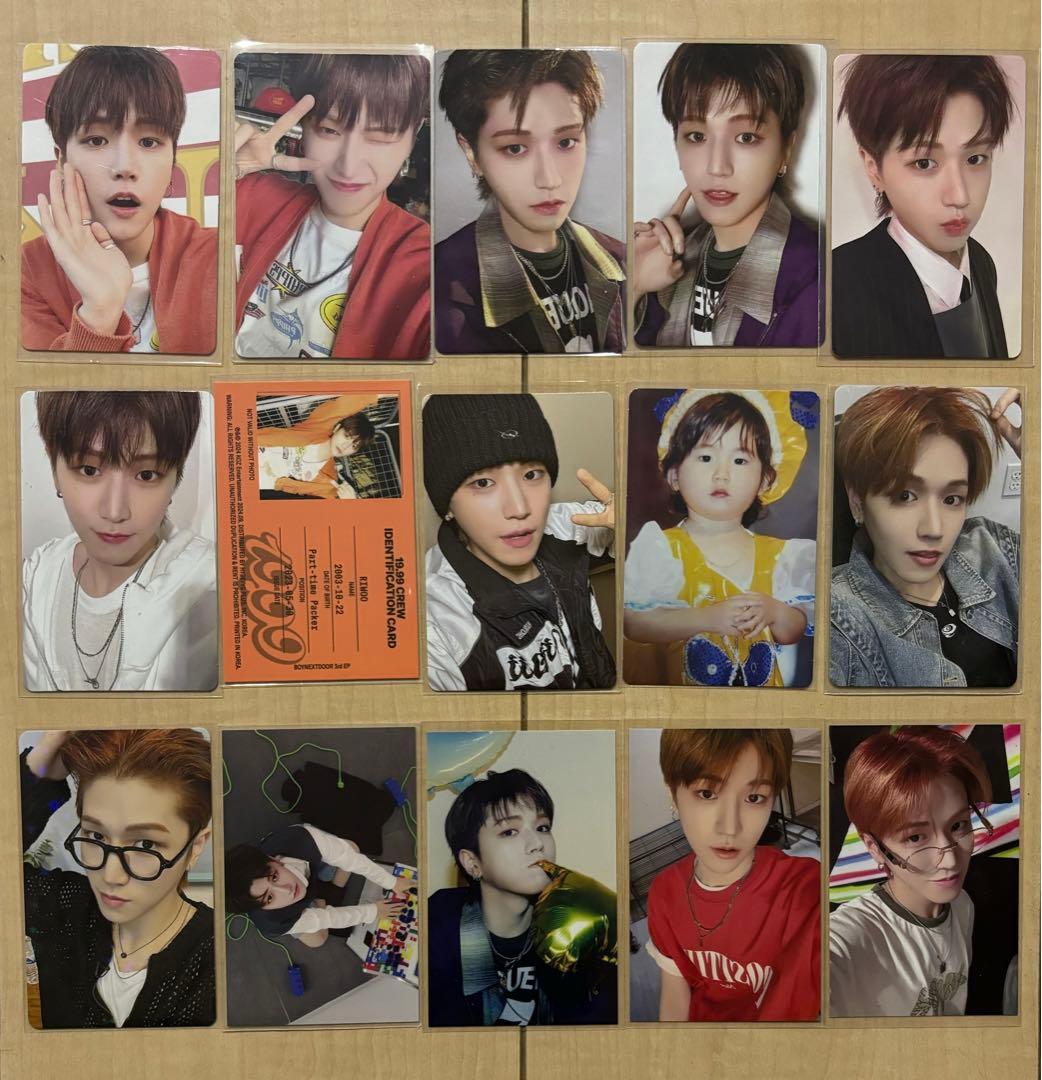 BOYNEXTDOOR リウ 19.99 封入トレカ コンプセット 特典トレカ付 - メルカリ