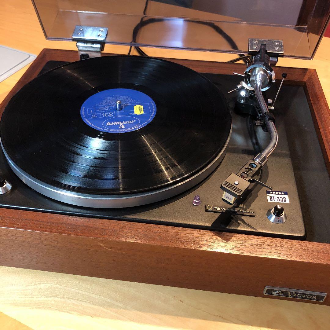 動作品ビクター SRP-B33M レコードプレイヤー ベルトドライブ 60Hz用