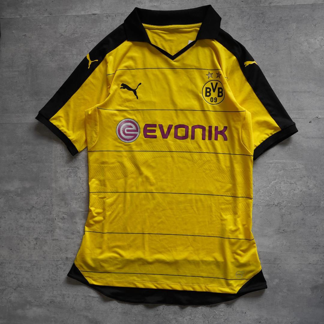 15/16 ドルトムント　マルコ　ロイス　オーセンティックユニフォーム　XL PUMA ドルトムント 15/16 ユニフォーム ホーム 半袖 オーセンティック