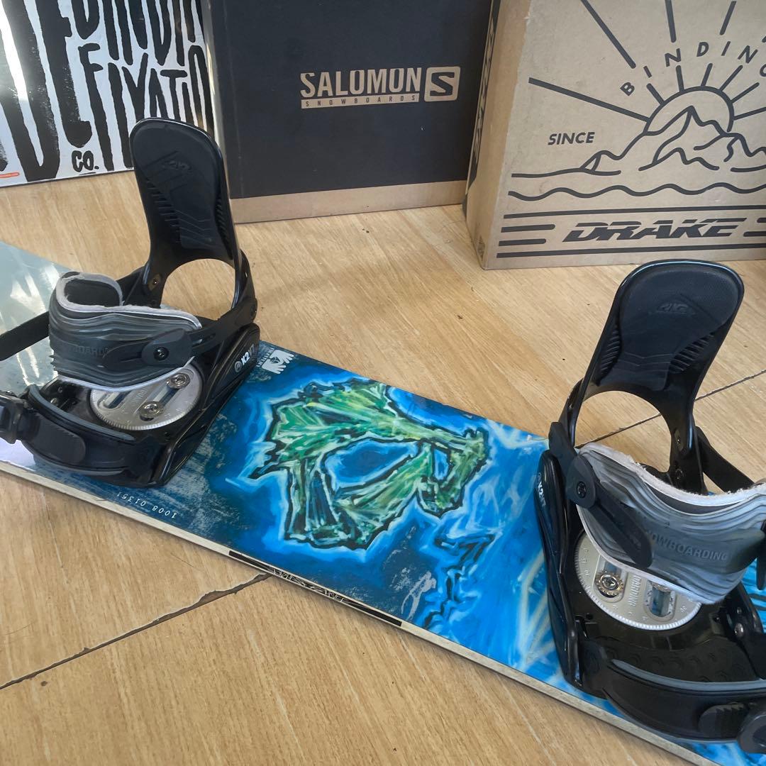 BURTON×K2 バイン付きスノーボードセット テリエモデル バートン