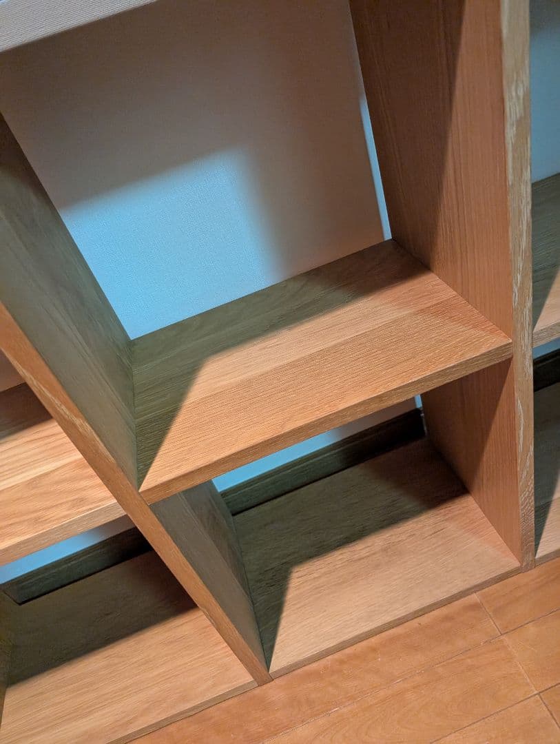 ベ*ー様 《送料込》無印良品 スタッキングシェルフ 2段×3 オーク 棚 木製家