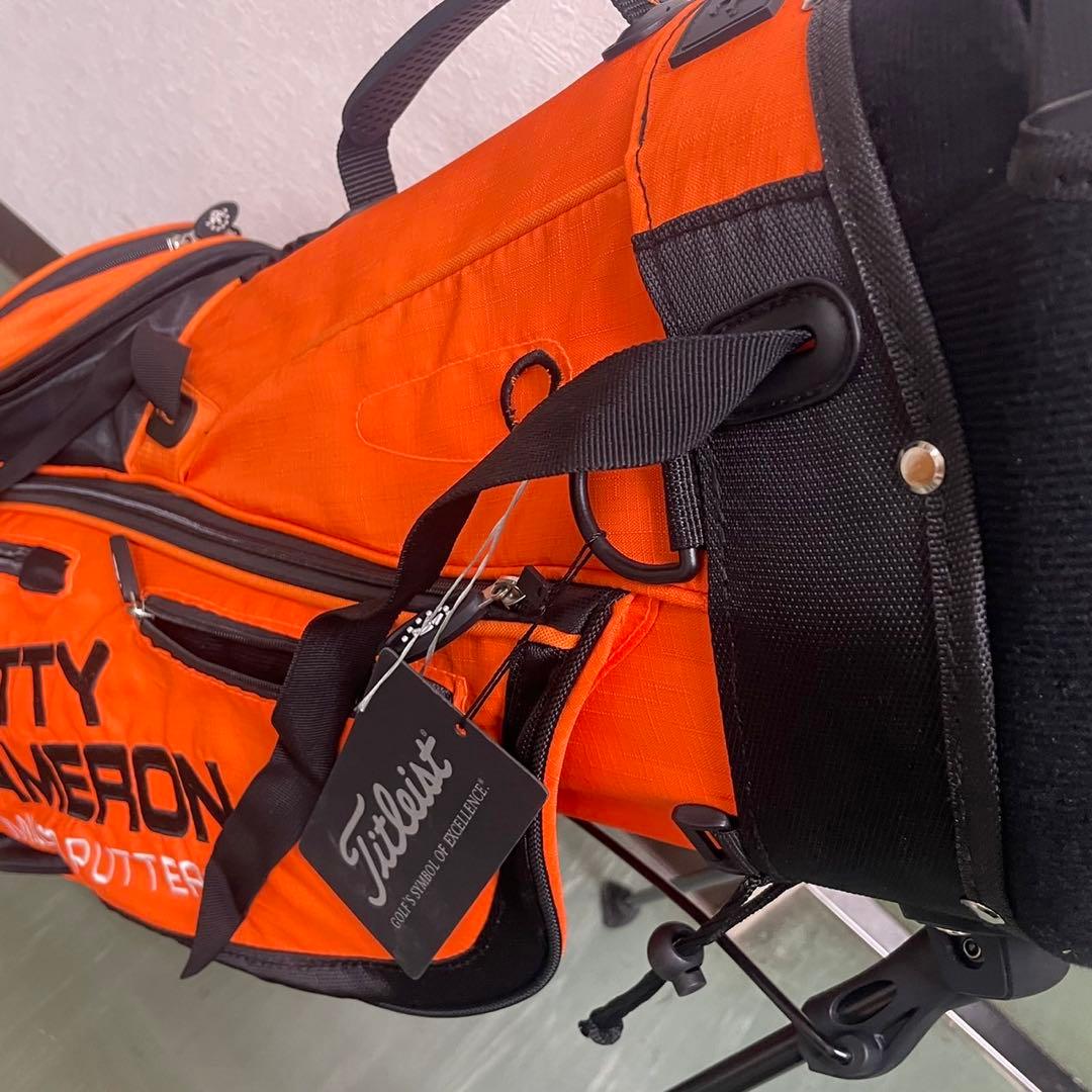 瀧511 タイトリストSCOTTY CAMERON キャディバッグ オレンジ - メルカリ