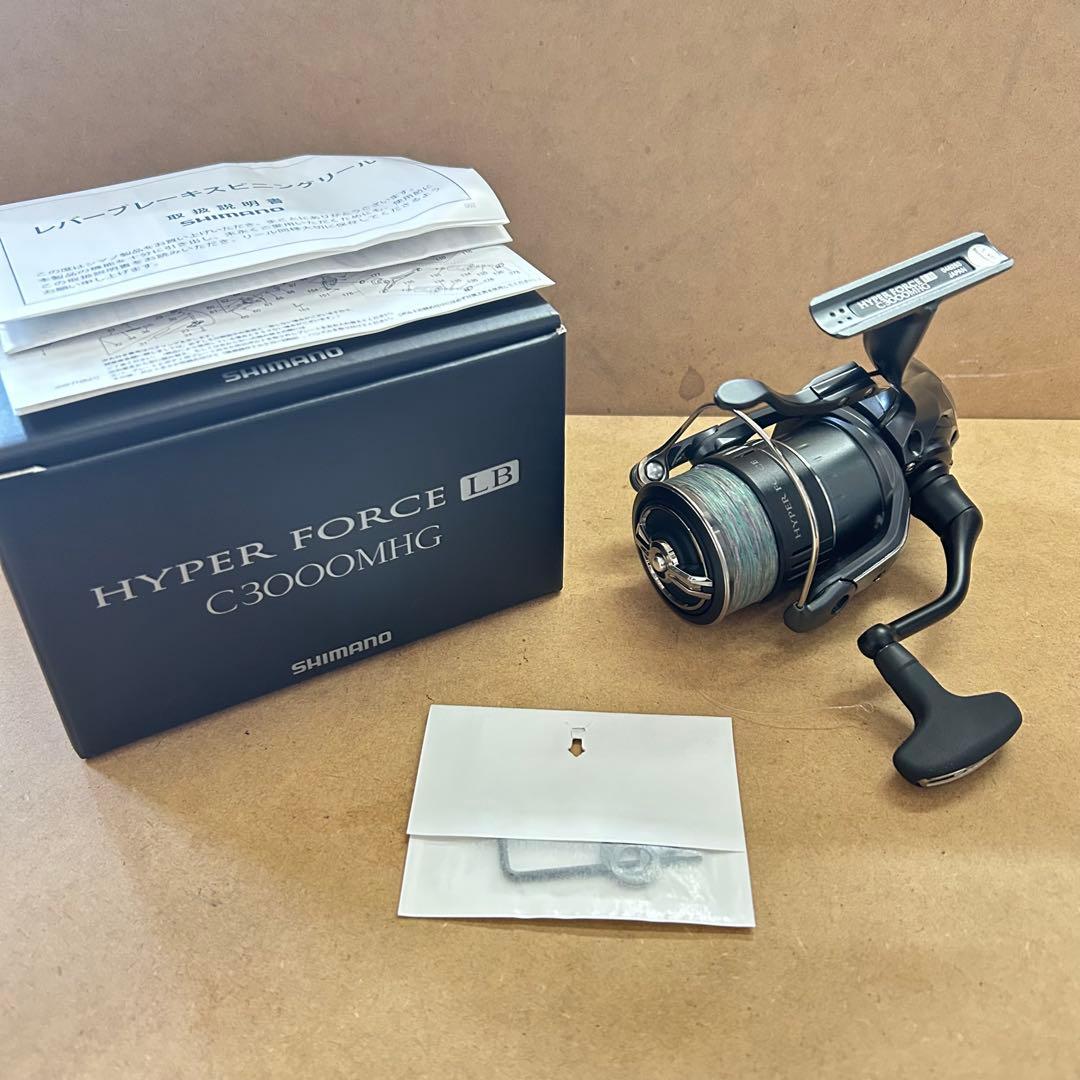 【美品】シマノ 23 ハイパーフォースLB C3000MHG リール シマノ 23 ハイパーフォース LB C3000MHG (2023年モデル) レバー