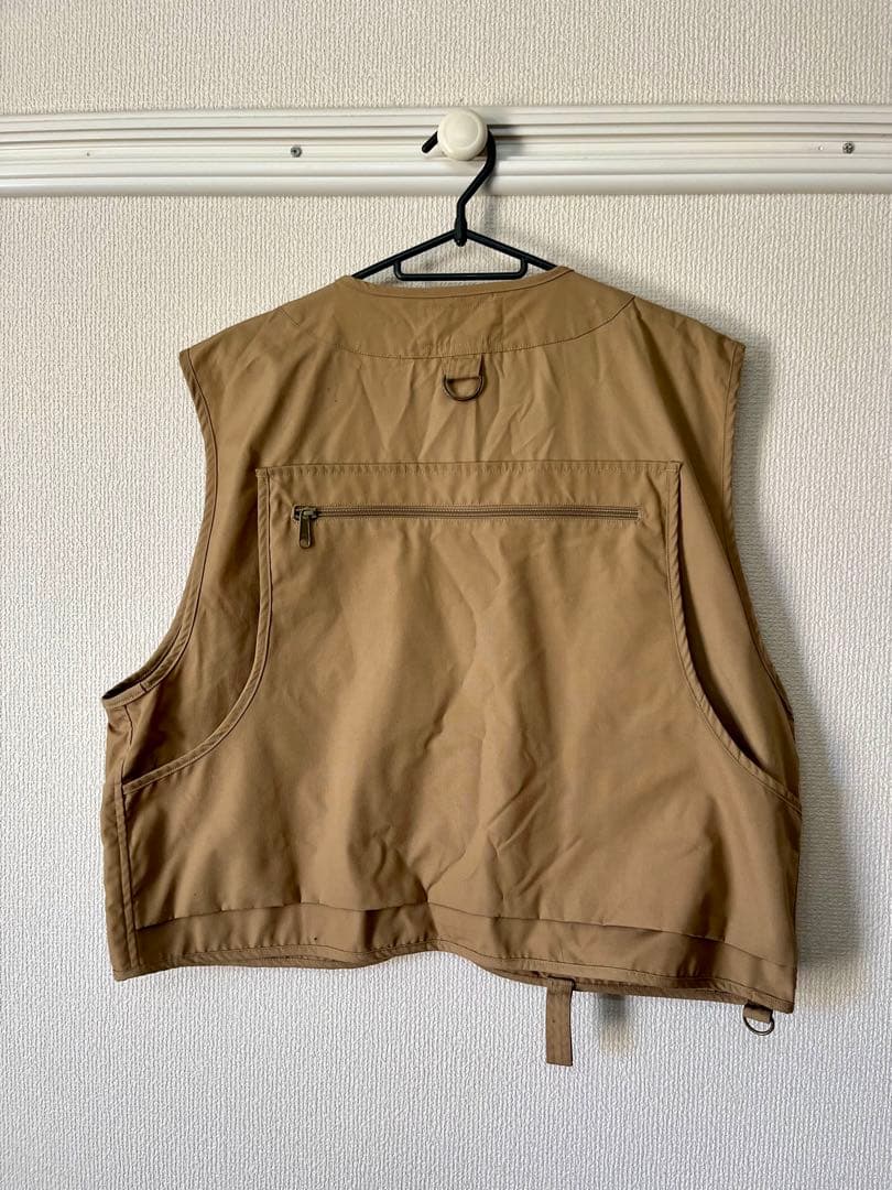 L.L.Bean フィッシングベスト 多ポケット アウトドア ベージュ