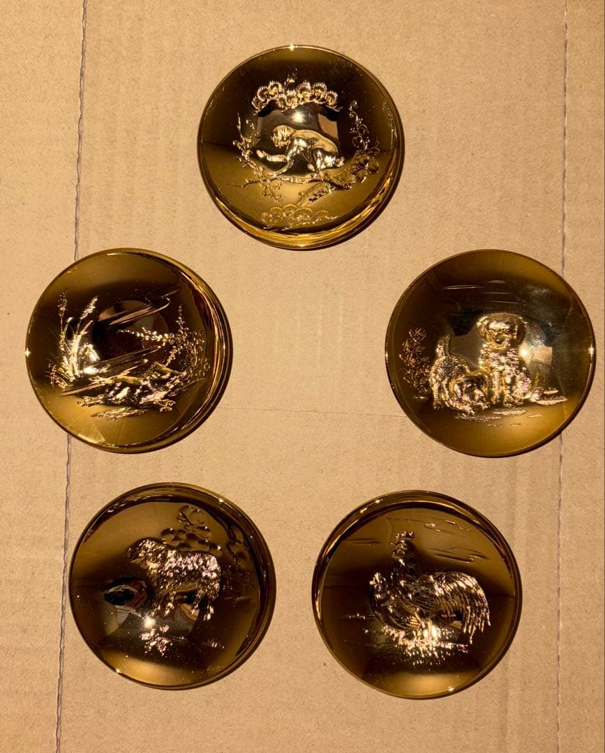 金杯 干支 健勝苑 24KGP 5個セット - メルカリ