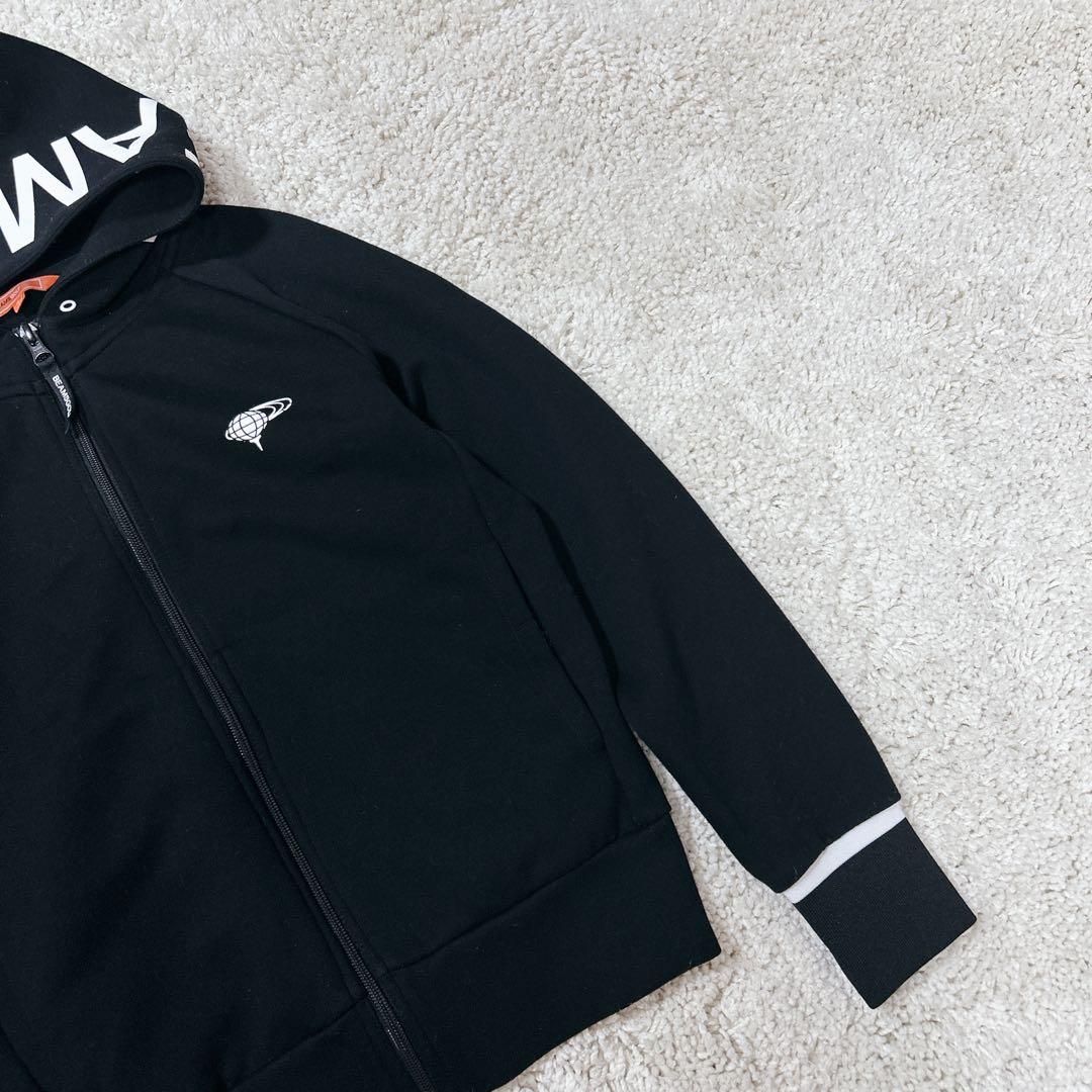 未使用】BEAMS GOLF オレンジレーベル ダブルジップ パーカー ロゴ