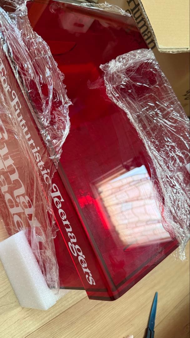 小物入れ HUMAN MADE GDC ACRYLIC FILE BOX \"Red\"