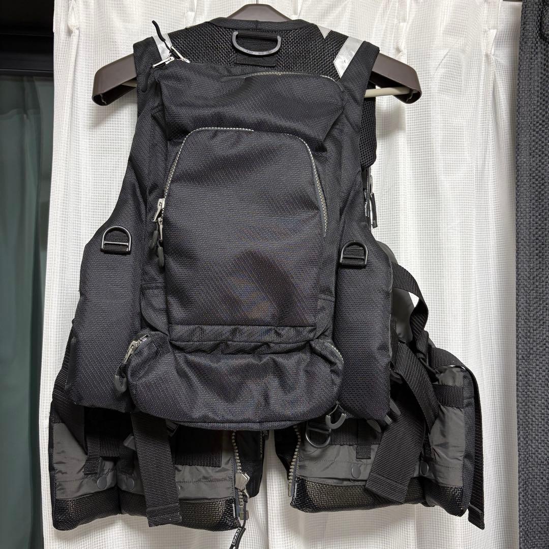 xefo ウェーディングベスト フローティングベスト 廃盤 使用少 美品 黒