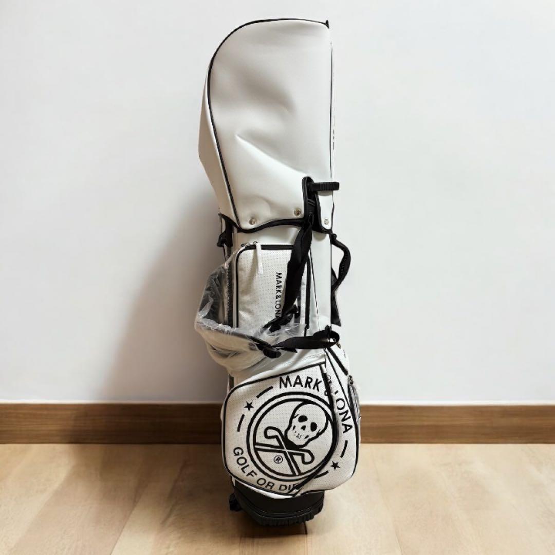 MARK & LONA ゴルフバッグ ホワイト　キャディ 激レア】MARK&LONA マークアンドロナ キャディバッグ ゴルフバッグ