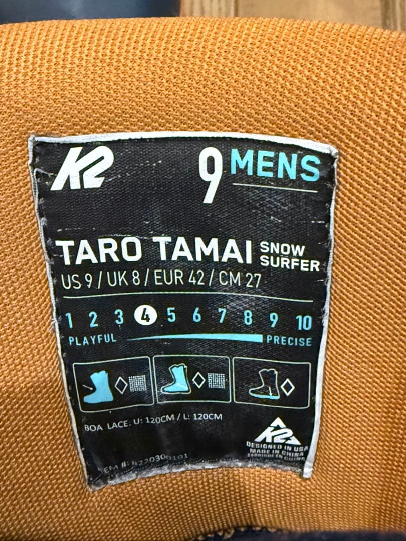 スノーボード K2TARO TAMAI SURFER 27.0cm