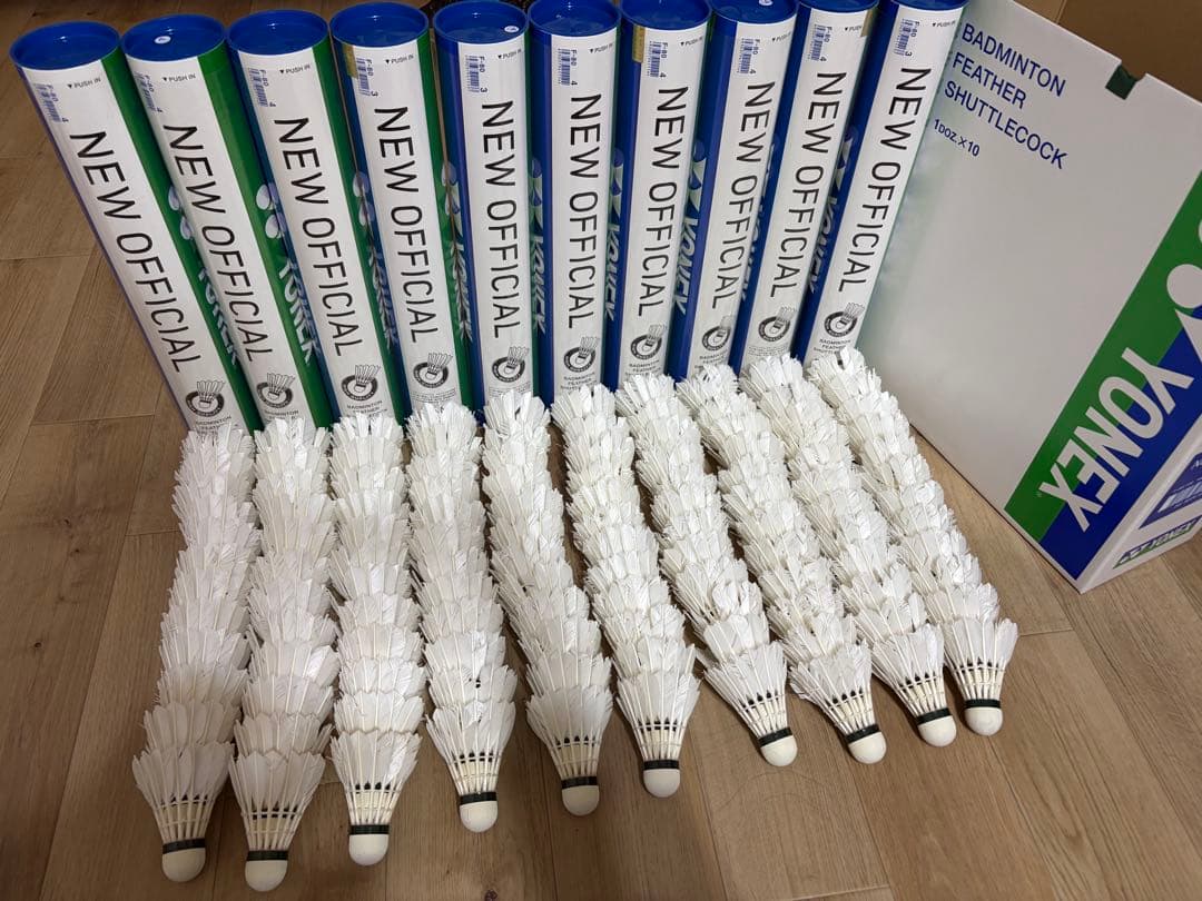 1-中古バドミントンシャトル ヨネックスニューオフィシャル 120個