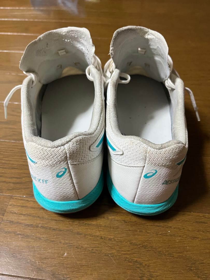 ASICSフットサル　デスタッキ　26.0cm ホワイト/ターコイズ