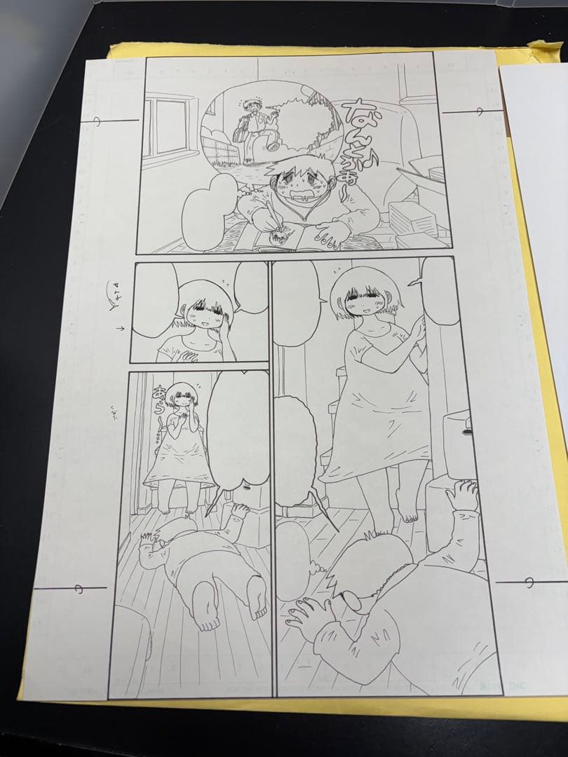 【希少品】福満しげゆき 生原稿 ネームセット 妻観察日記 原画　美品