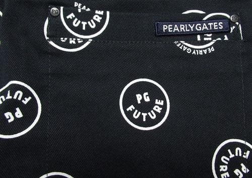 新品 パーリーゲイツ ゴルフ ニコちゃん総柄パンツ/6(84-88)/ネイビー