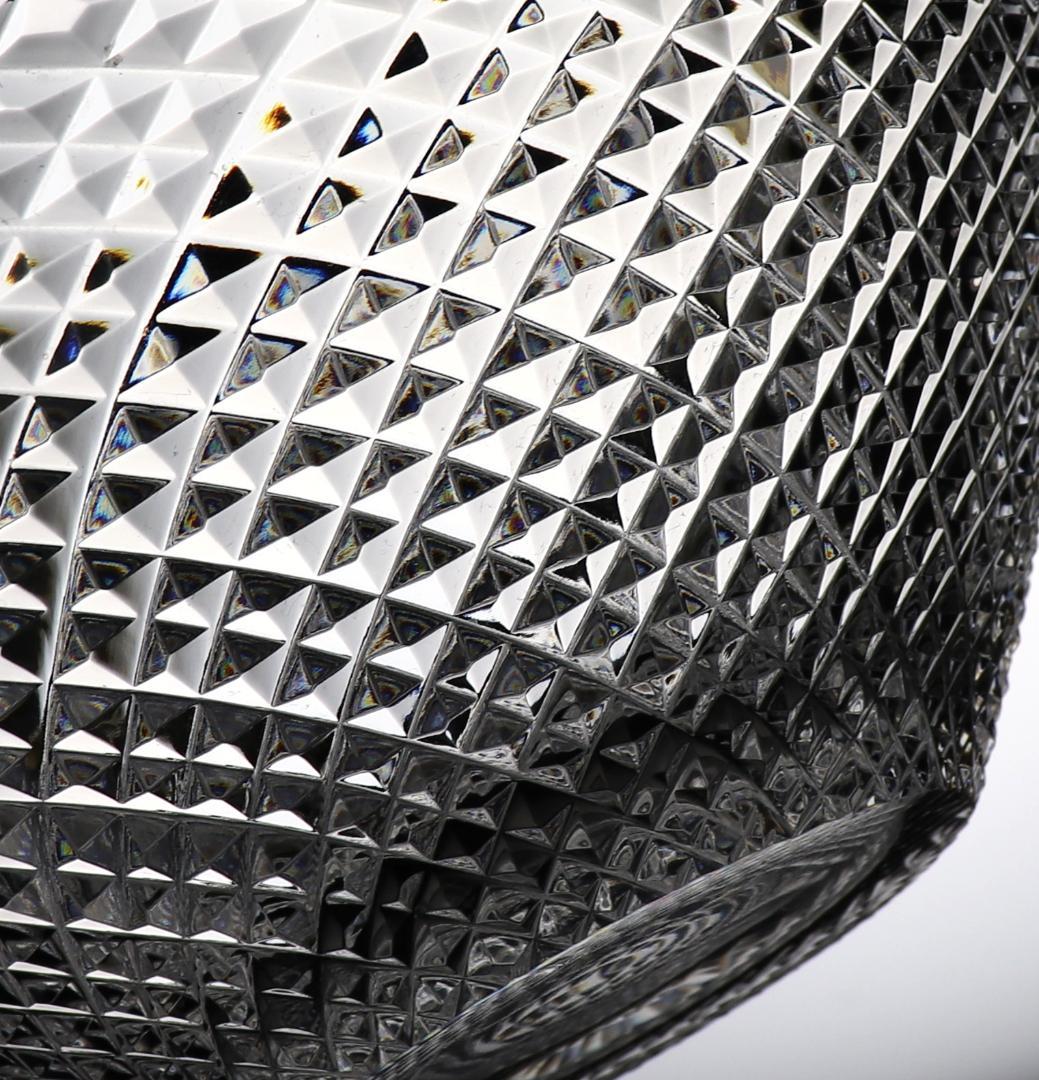 オールド・バカラ 春海商店特注 金縁霰切子鉢 大型 ギヤマン 義山 茶