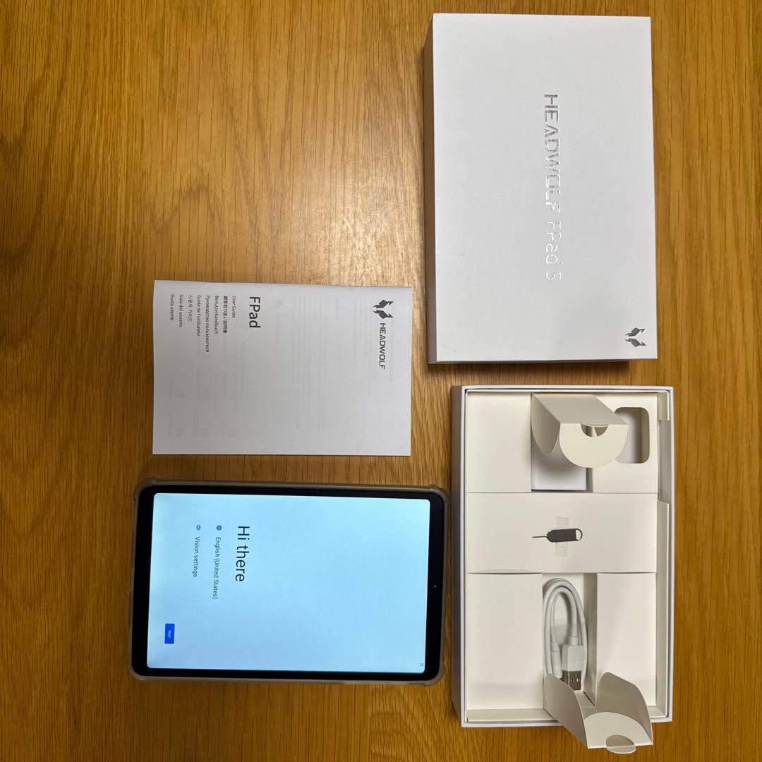 HEADWOLF FPAD5 本体 USBケーブル付き HEADWOLF FPad 5のレビュー！8.4型でHelio G99！WidevineもL1で