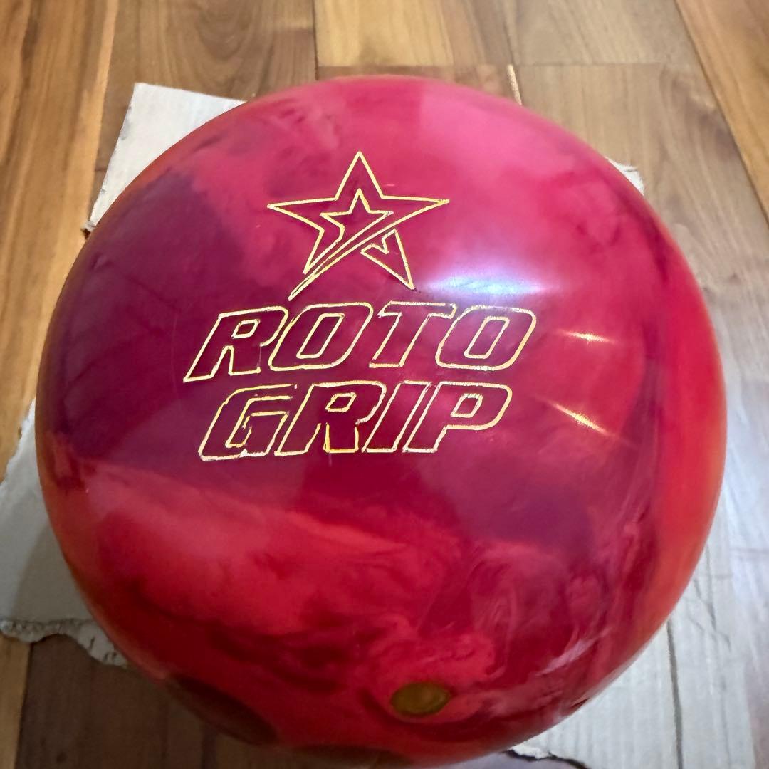 全プラグ済 ロトグリップ アテンションレッドパール15ポンド