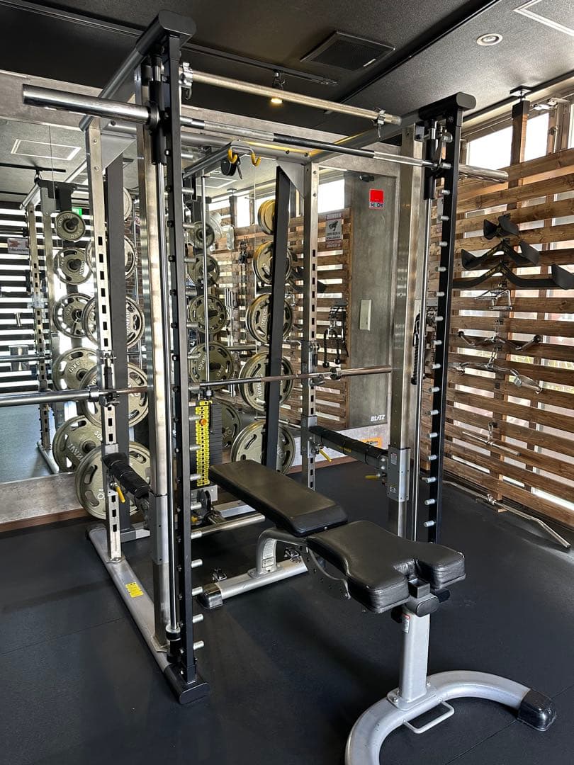 パワーラックタフスタッフ＋スミスマシン＋プーリー+プレートラック+