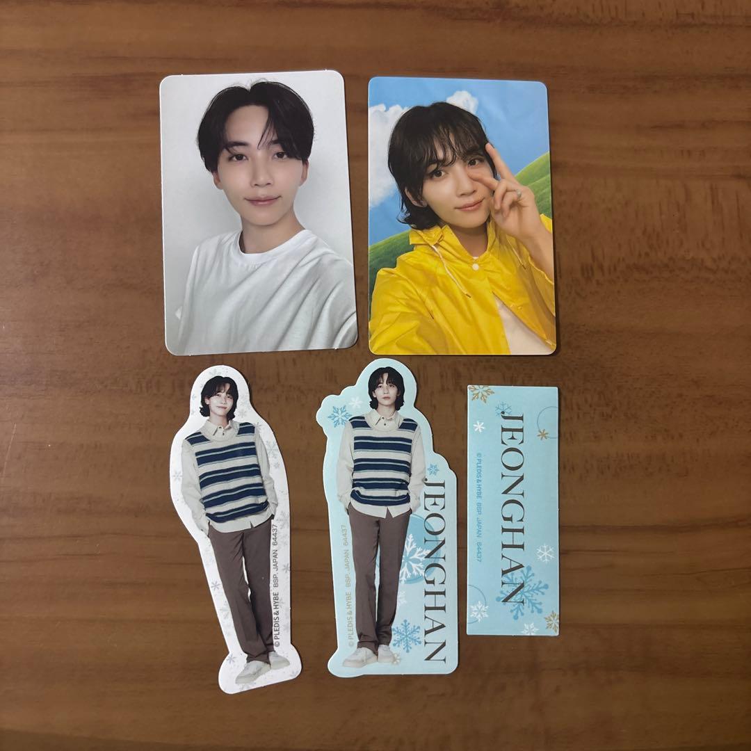 SEVENTEEN ジョンハン トレカ2枚 一番くじステッカー3枚セット - メルカリ