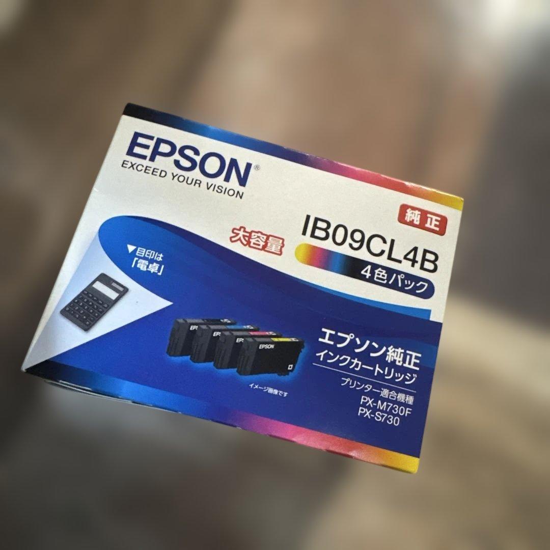 新品未開封】EPSON 純正インク IB09CL4B 大容量 4色パック - メルカリ