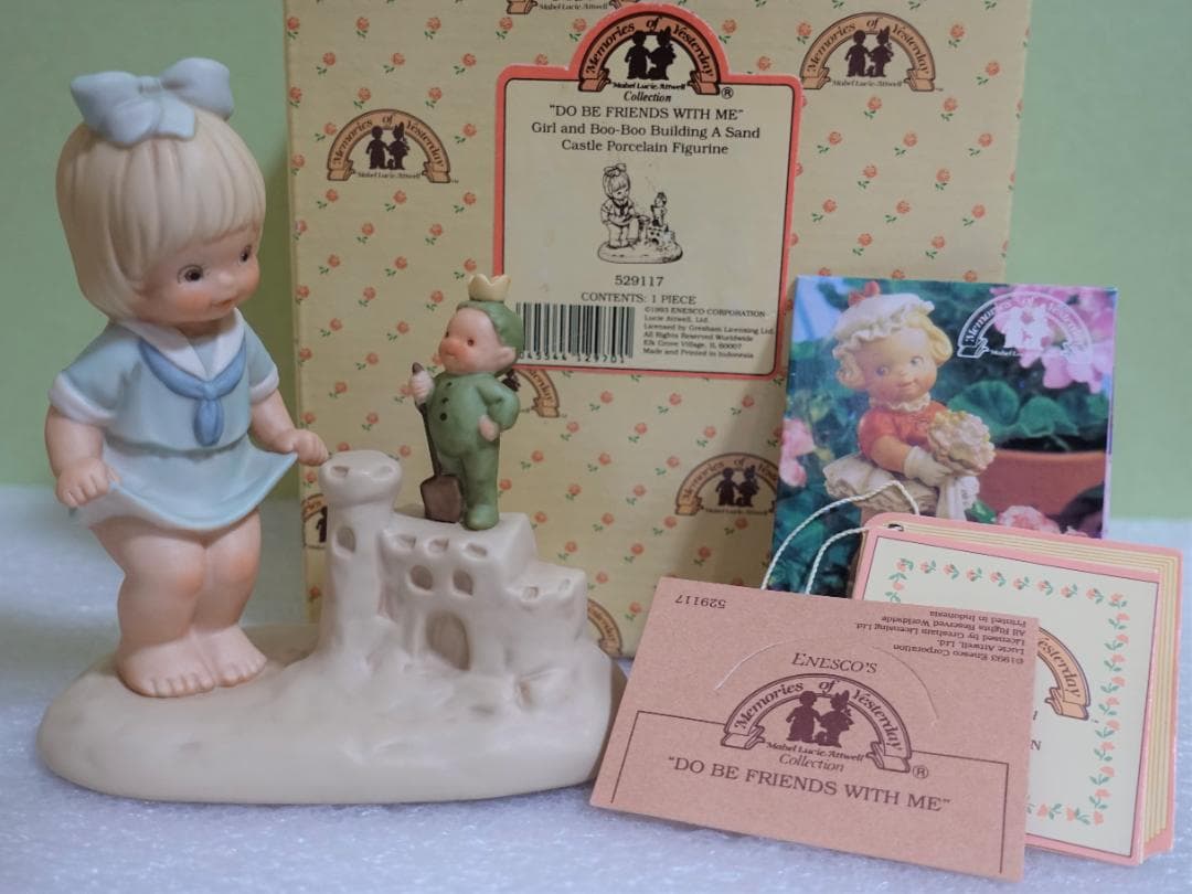 529117◇マーベルルーシーアトウェル◇陶磁器人形◇エネスコ◇置物