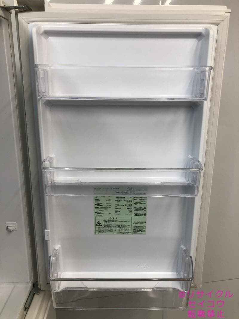 アクア AQUA 冷蔵庫 201L 23年式 2505071841 - メルカリ