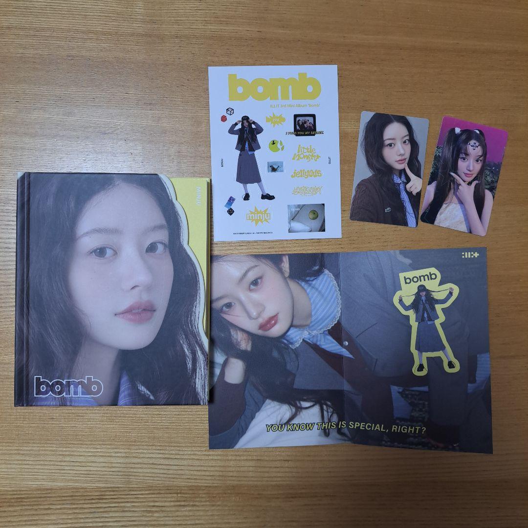 ILLITアイリット'bomb'(GLLIT盤)ミンジュweverse特典トレカ - メルカリ