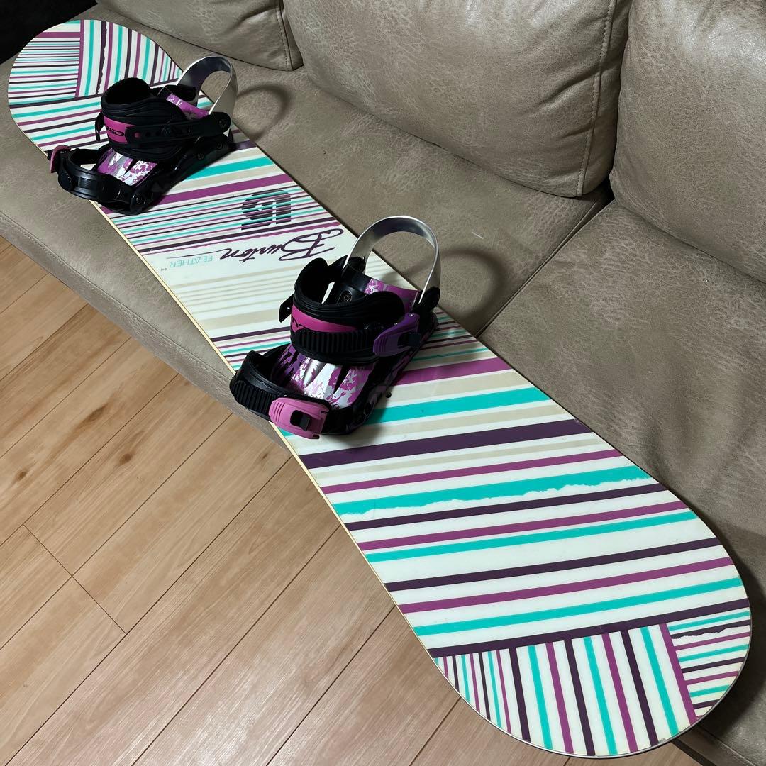 BURTON FEATHER 144cm バインディングセット 23〜25.5 - メルカリ