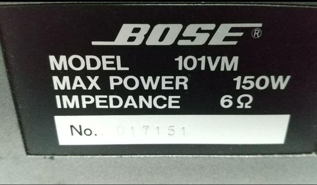 Bose 101VM スピーカー 2個セット グリーン - メルカリ