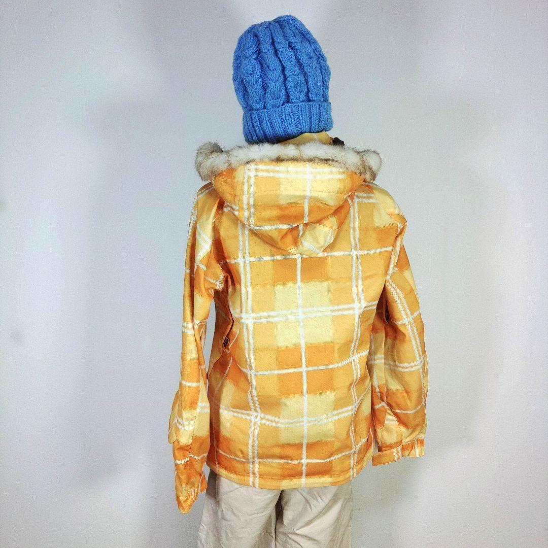 レディース M スキー スノーボードウェア 上下セット イエロー 黄