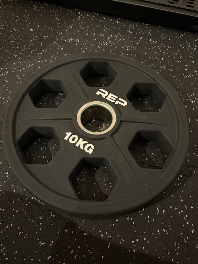 REP Fitness ウレタンイコライザープレート 10kg×2 バーベル UrethaneEqualizer-10KG-
