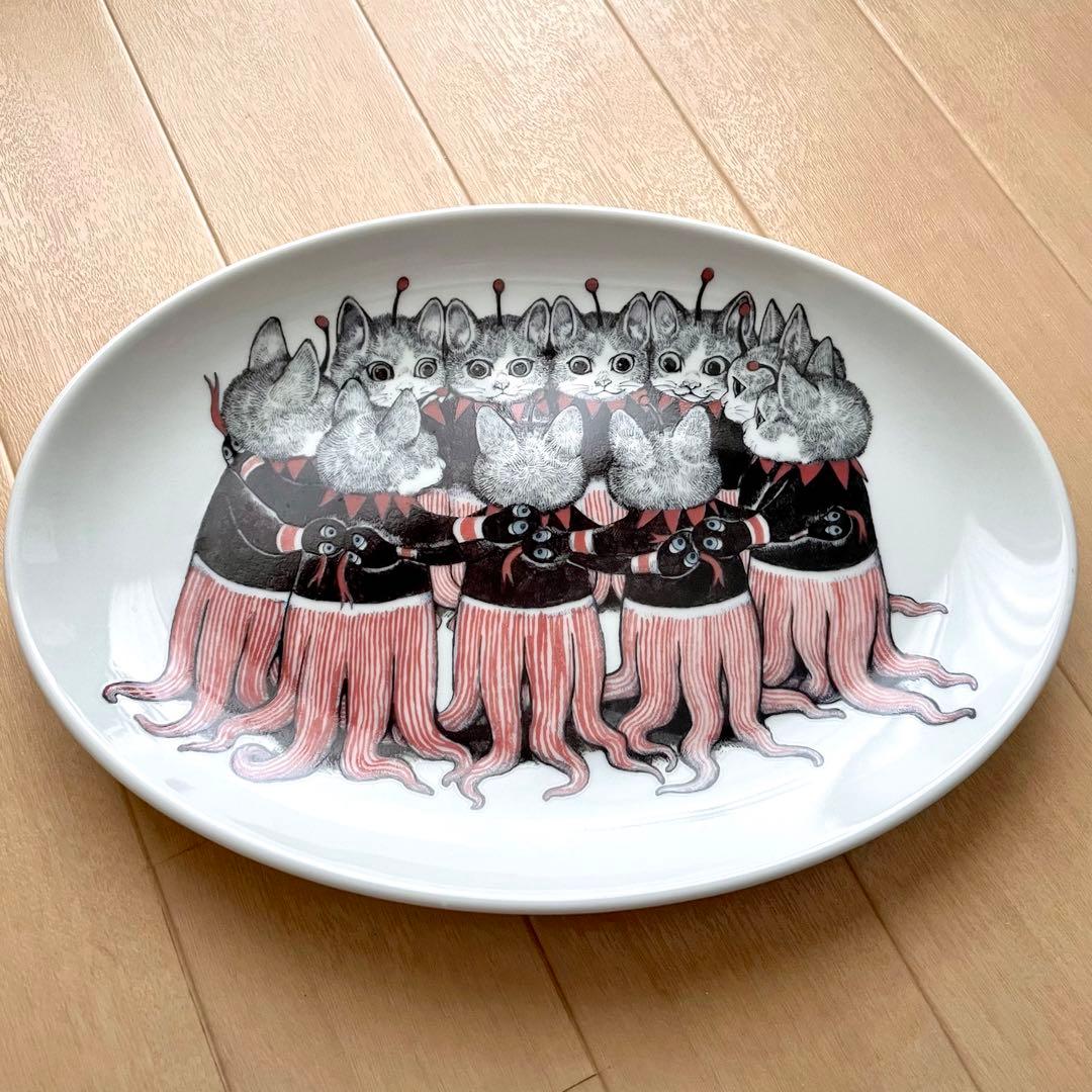 ボリス雑貨店 ヒグチユウコ お皿 ギュスターヴ オーバルプレート